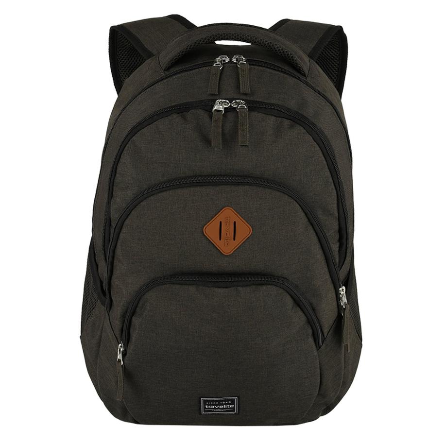Travelite Basics Backpack Melange brown backpack Bruin