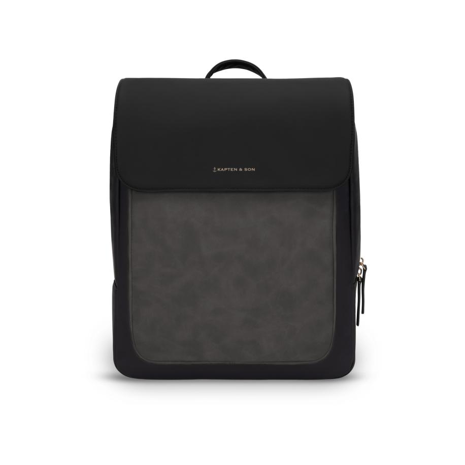 Kapten & Son Kapten & Son Rugzak Tromso 2.0 antraciet / zwart -