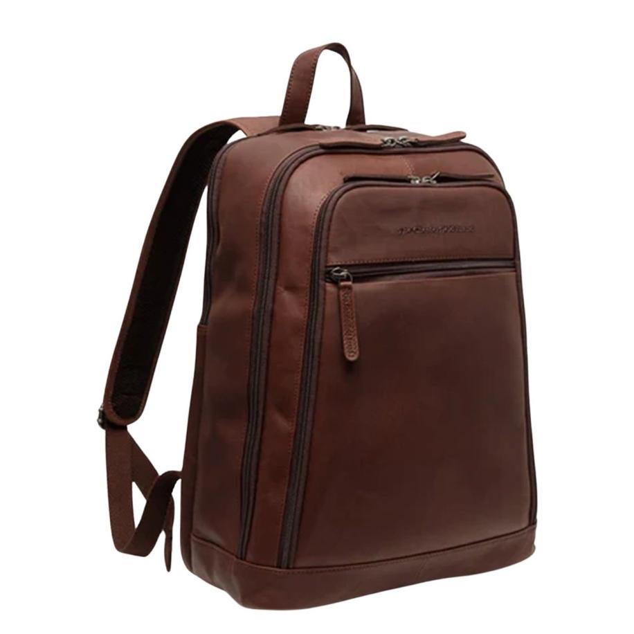 The Chesterfield Brand Detroit Leren Backpack brown Bruin
