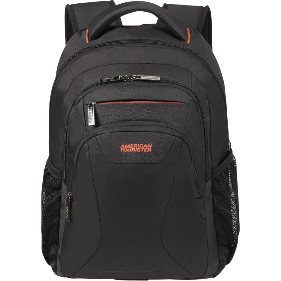 American Tourister AT Work Laptop Backpack 13.3-14.1 Black/Orange Zwart