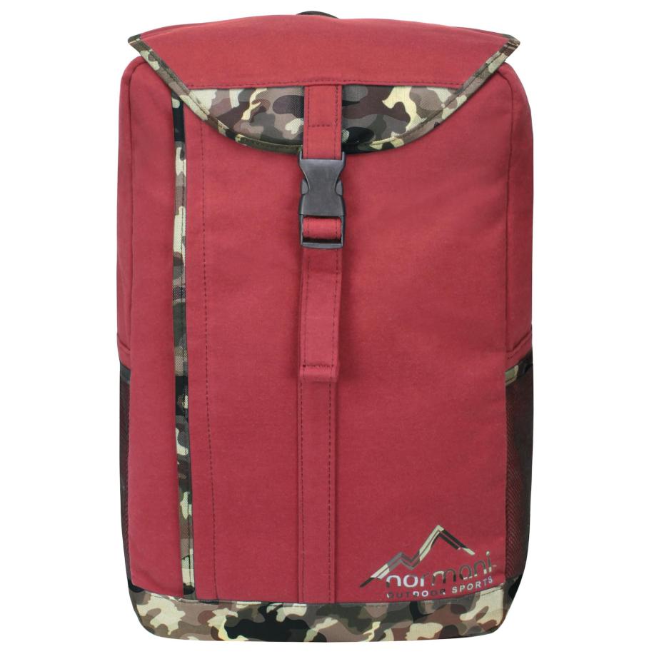 normani normani Rugzak Freshman beige / bruin / groen / rood -