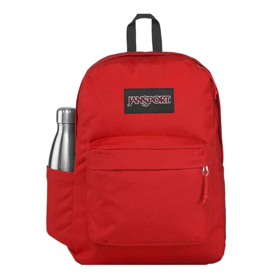 JanSport SuperBreak Plus red tape Rood