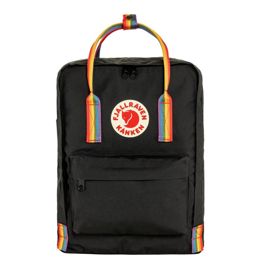 Fjallraven Kanken Rainbow black-rainbow pattern Multicolor