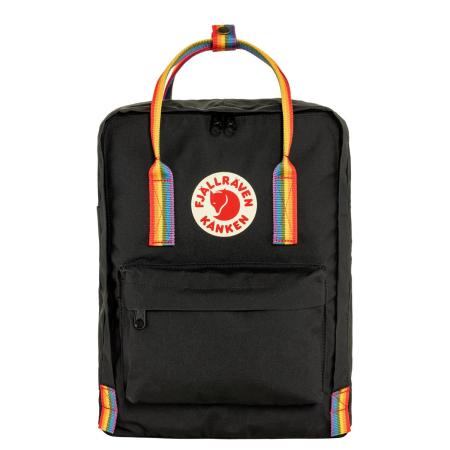 Fjallraven Kanken Rainbow black-rainbow pattern