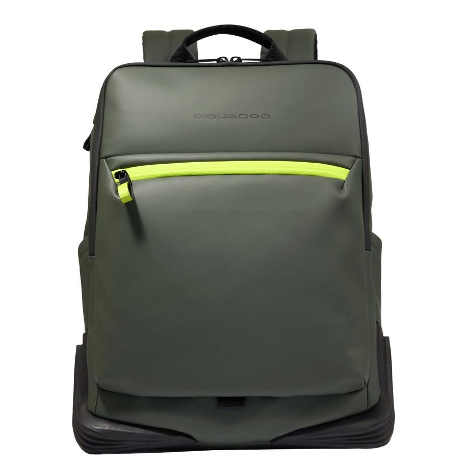 Piquadro C2OW Laptop Backpack 15.6 green Groen