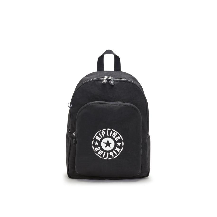 KIPLING Rugzak Curtis zwart / wit Zwart