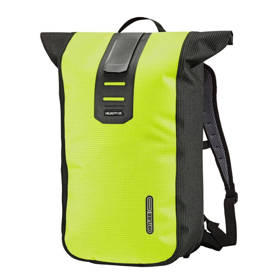 Ortlieb Velocity High Visibility 23 L neon-yellow/black-reflective backpack Multicolor