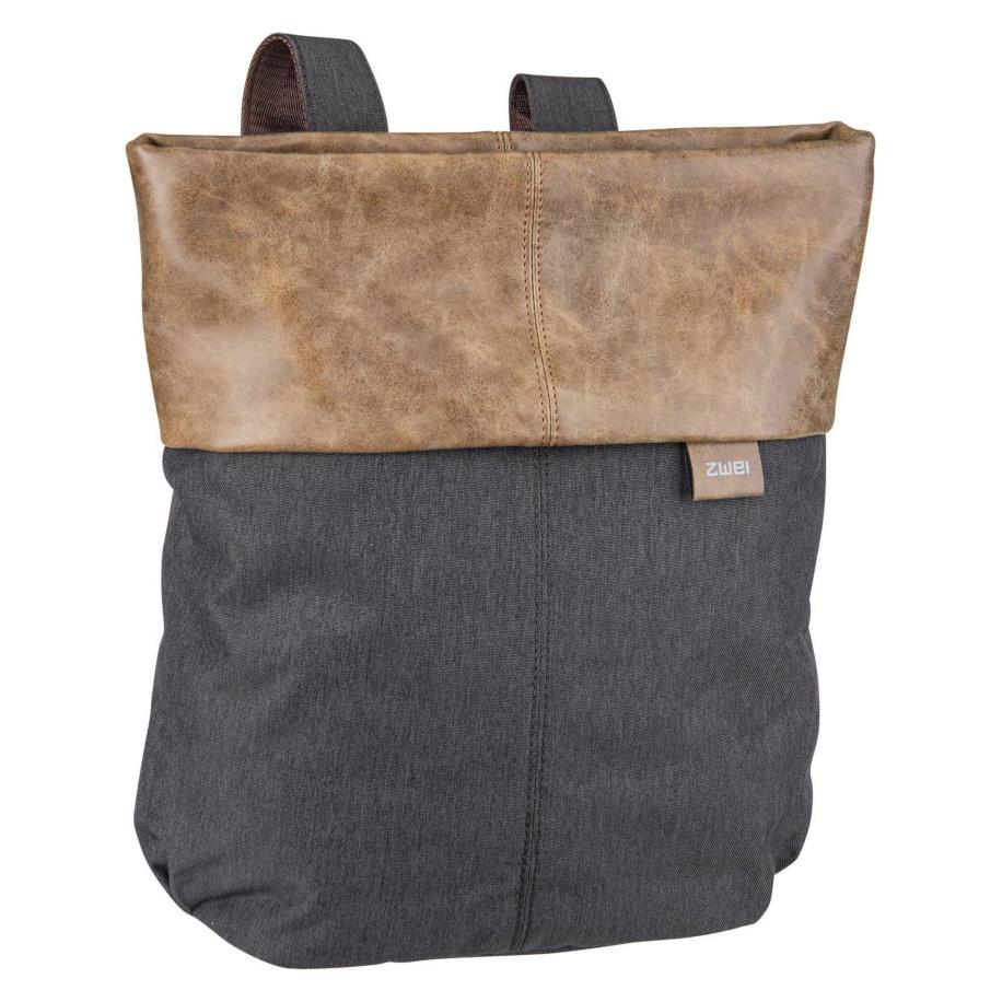 ZWEI Rugzak Olli OR12 bruin / zwart Zwart