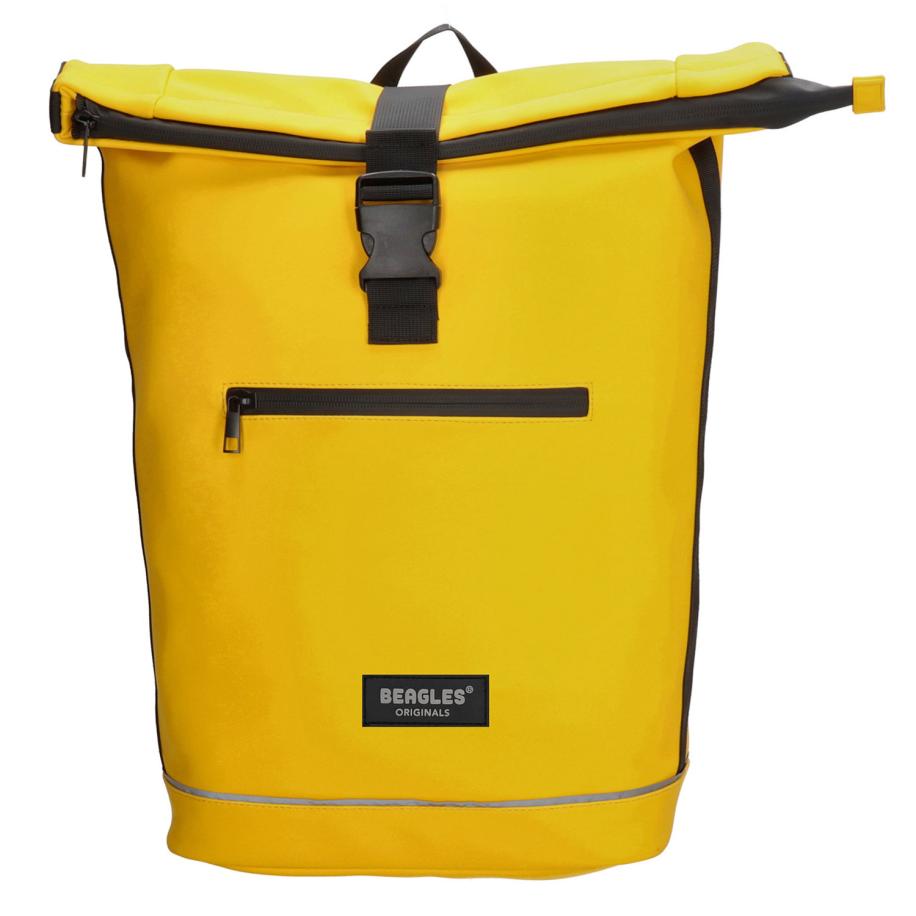 Beagles Originals Rolltop Rugtas Waterproof 15.6 geel Geel