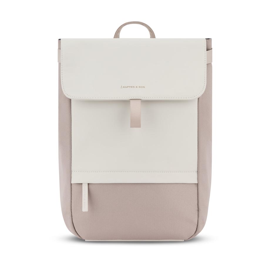 Kapten & Son Kapten & Son Rugzak Fyn greige / wit -
