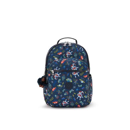 Kipling KIPLING Rugzak Seoul Colllege Extra navy / geel / rood / wit