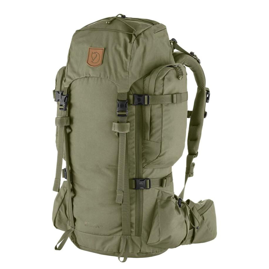 Fjallraven Kajka 55 M/L green backpack Groen