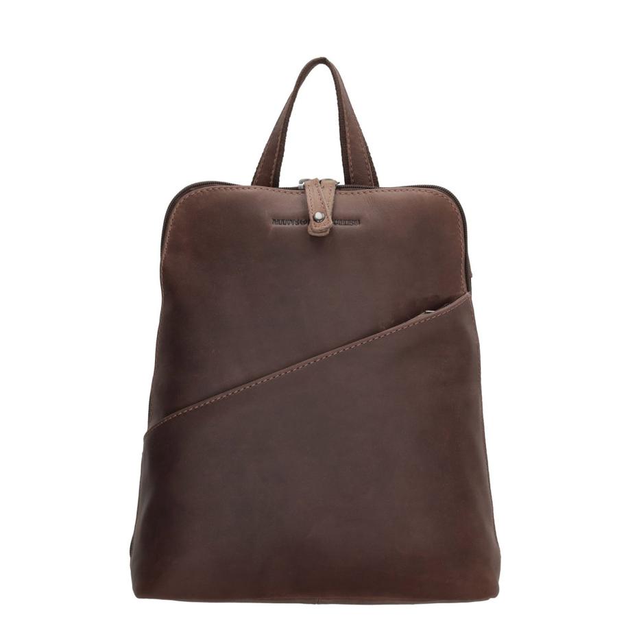 Hide & Stitches Japura Backpack Small dark brown Bruin