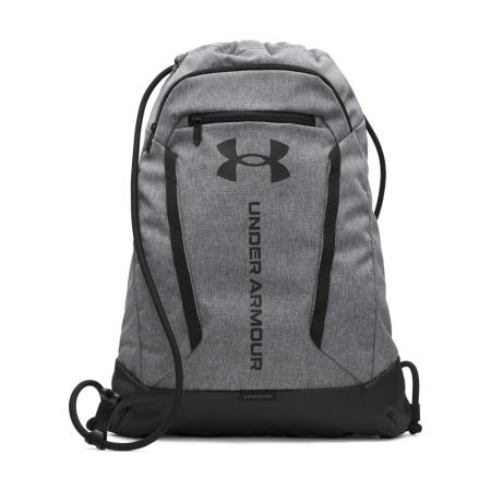 Sackpack Under Armour Hustle Castlerock / Zwart / Zwart ÉÉN MAAT