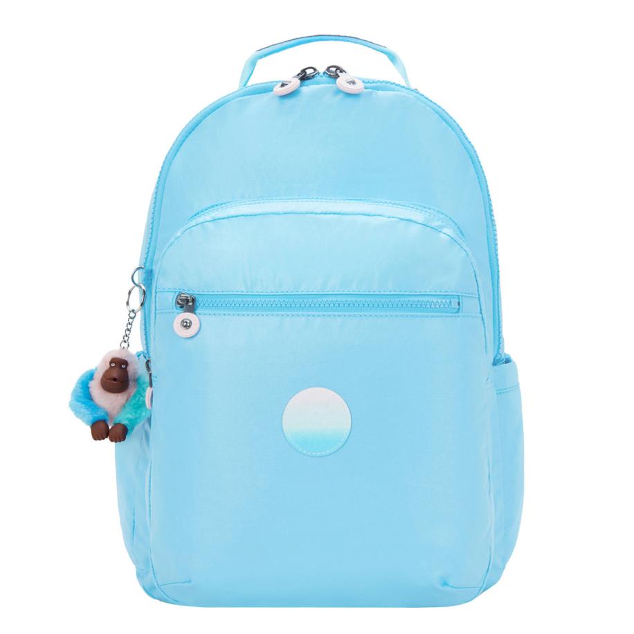 Kipling Seoul Lap blue met Blauw
