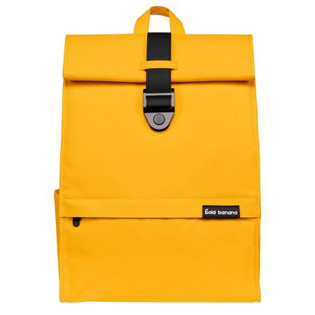 Bold Banana Roll Top Backpack yellow beetle backpack