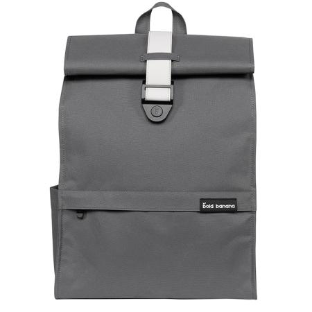 Bold Banana Roll Top Backpack grey gravity backpack
