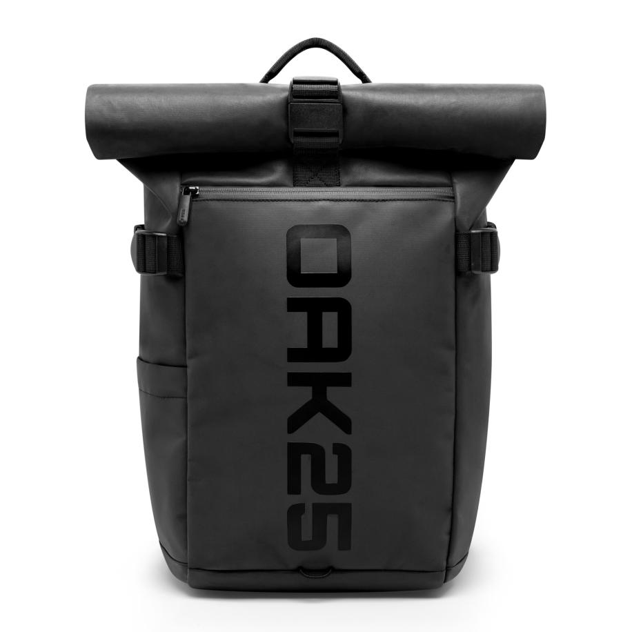 OAK25 Rugzak Luminite Rolltop Lite zwart Zwart