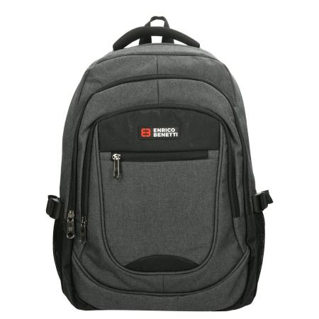 Enrico Benetti Hamburg 17'' Laptop Backpack grey