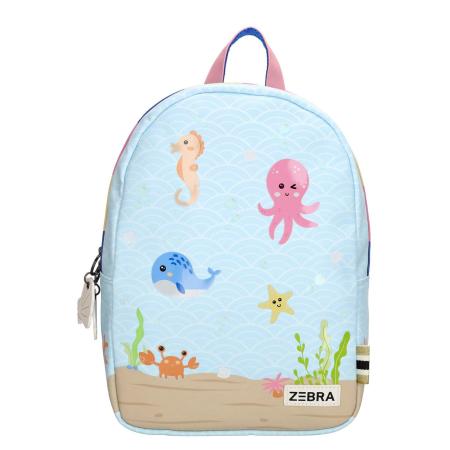 Zebra Trends Kids Backpack lightblue