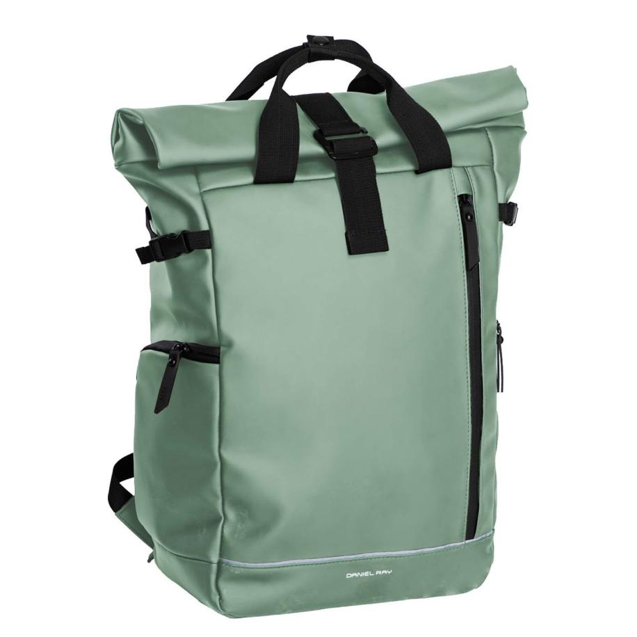 Daniel Ray Central Waterproof Laptop Backpack XL old green Groen