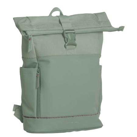 Daniel Ray Pittsburgh Rolltop Backpack Coated 15.6 old green