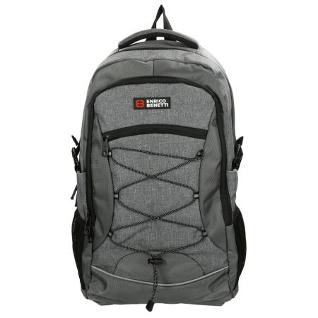 Enrico Benetti Yellow Stone 17'' Laptop Rugzak grijs