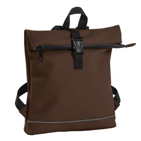 Daniel Ray Jefferson Waterproof Rolltop Backpack S dark brown