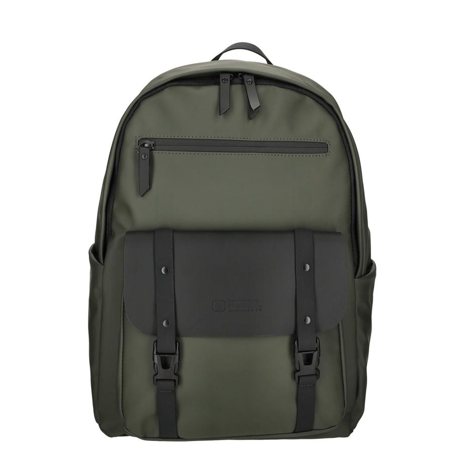 Enrico Benetti Glasgow Laptop Backpack 15 olive Groen