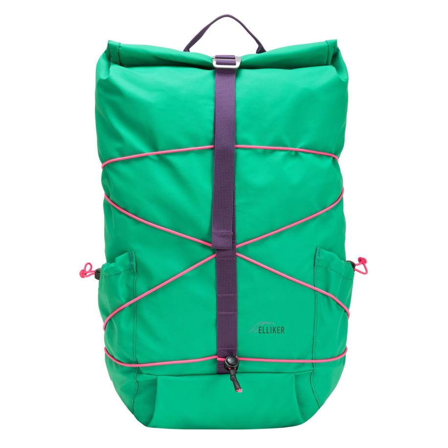 Elliker Dayle Roll Top Backpack 21/25L teal Groen