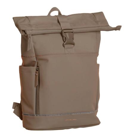 Daniel Ray Pittsburgh Rolltop Backpack Coated 15.6 taupe