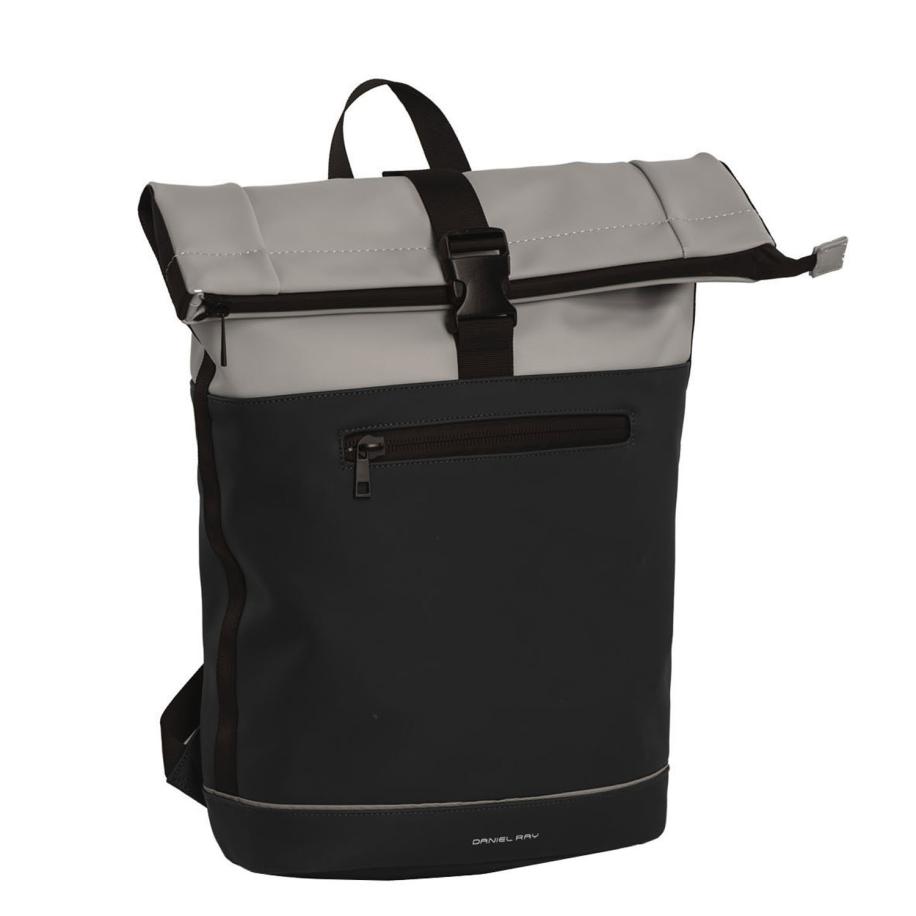 Daniel Ray Rockhampton Rolltop Backpack L black-light grey Multicolor