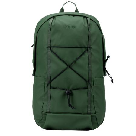 Elliker Kiln Hooded Zip Top Backpack 22L green