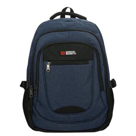 Enrico Benetti Hamburg 17'' Laptop Backpack blue