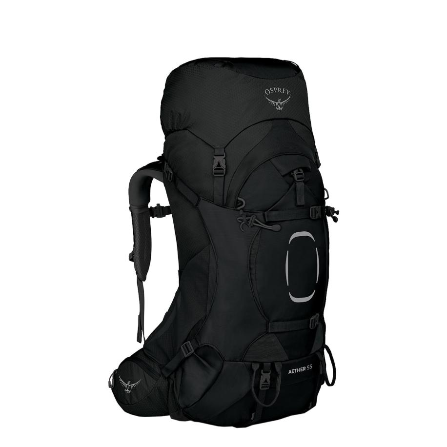 Osprey Aether 55 Backpack S/M black backpack Zwart