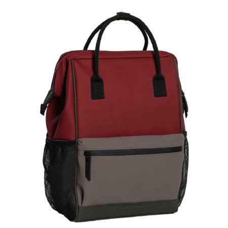 Daniel Ray Swan Hill Backpack bordeaux-taupe-green