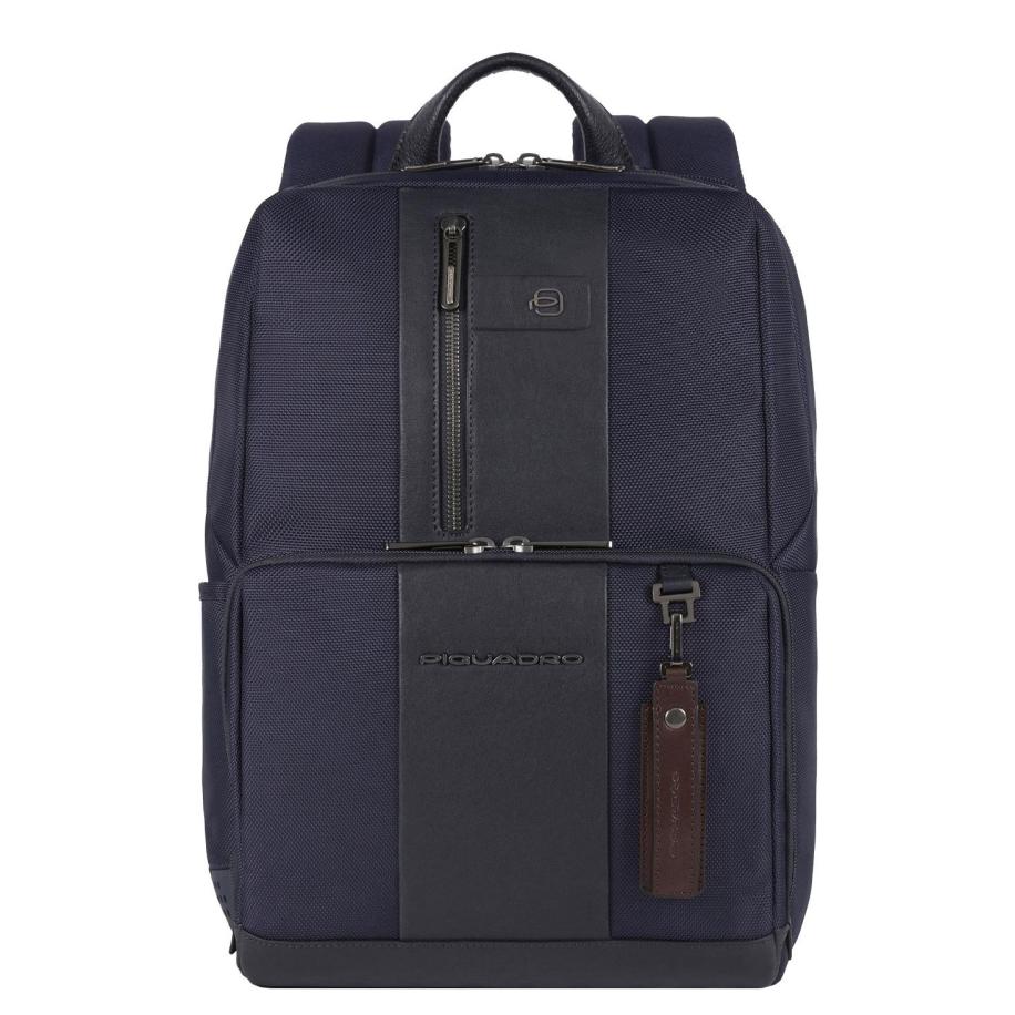 Piquadro Brief 2 Laptop Backpack 14 dark blue Blauw