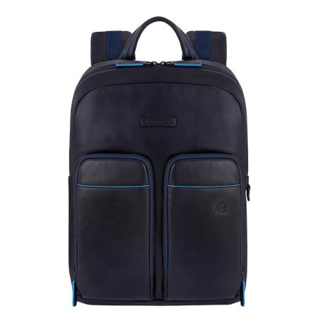 Piquadro Blue Square Revamp Pockets Laptop Backpack 13.3 night blue