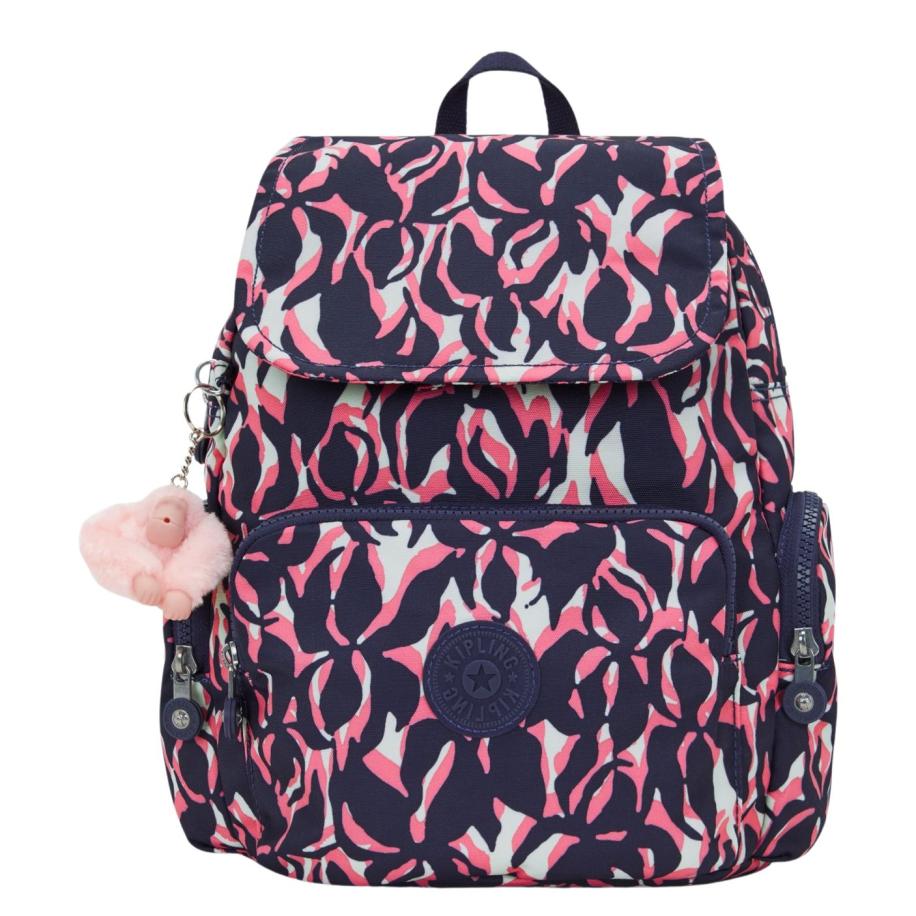 Kipling City Zip S Backpack palm mood Geel
