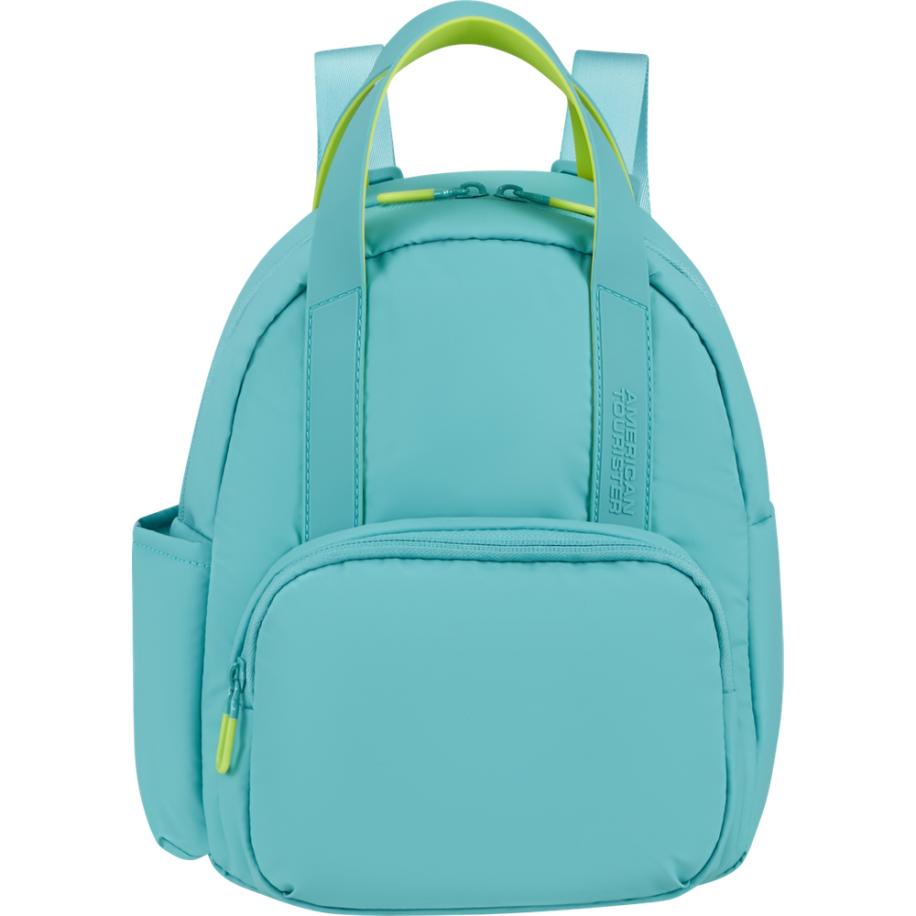 American Tourister Puffypop Rugzak Dusty Turquoise Blauw