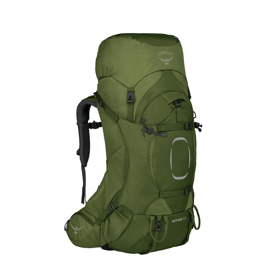 Osprey Aether 55 Backpack L/XL mustard green backpack Groen