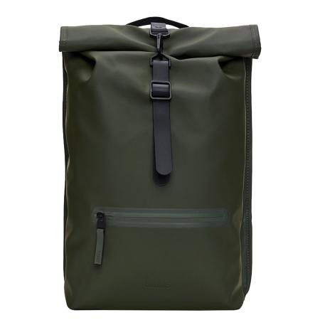 Rains Rolltop Rucksack W3 green