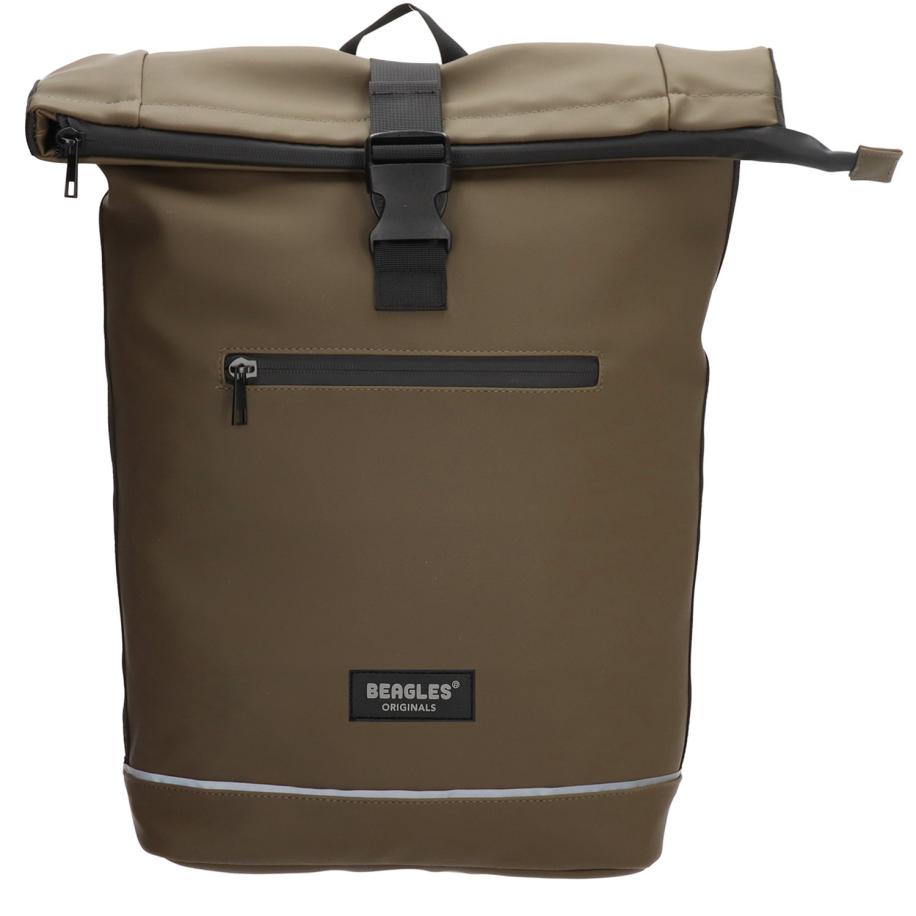 Beagles Originals Rolltop Rugtas Waterproof 15.6 olijf groen Groen
