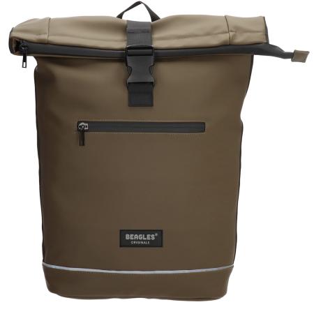 Beagles Originals Rolltop Rugtas Waterproof 15.6 olijf groen