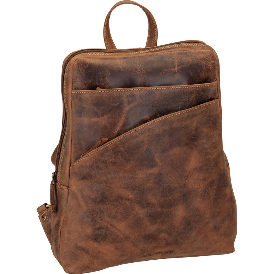 GreenBurry GREENBURRY Rugzak Vintage 1536 donkerbruin -
