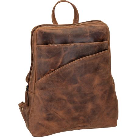 GreenBurry GREENBURRY Rugzak Vintage 1536 donkerbruin