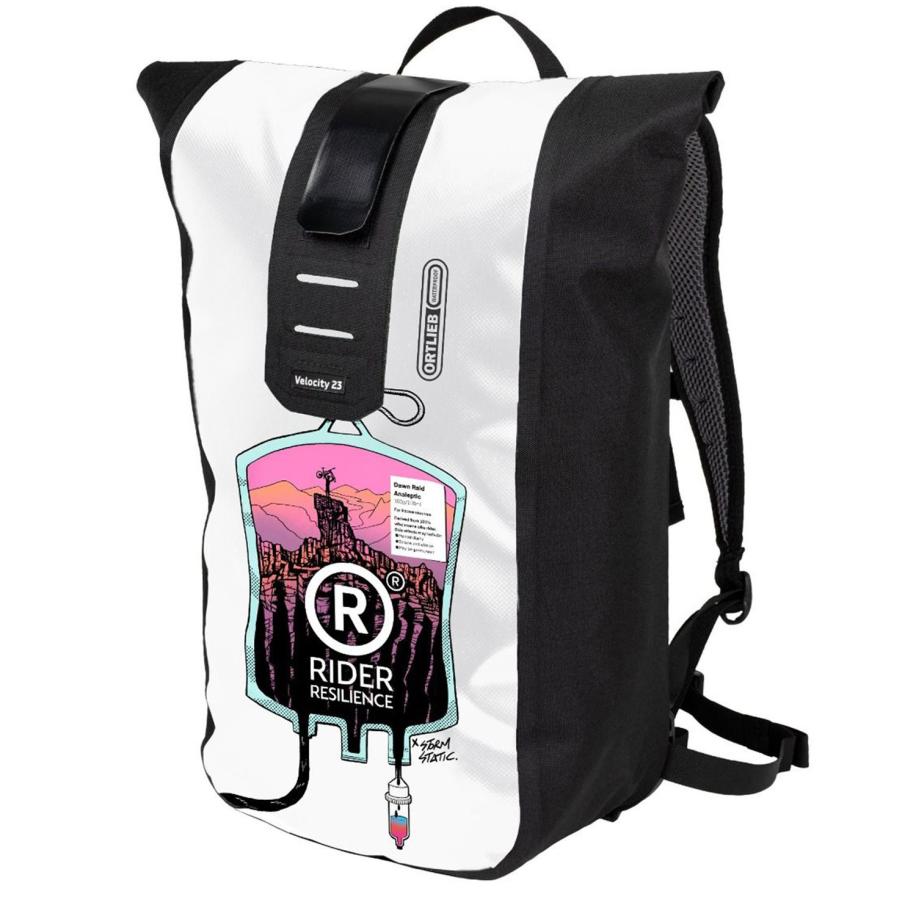 Ortlieb Velocity Design Rider Resilience 23L white-black backpack Multicolor