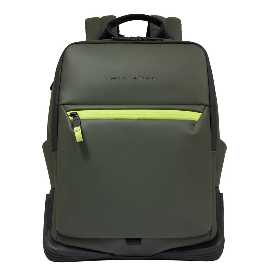 Piquadro C2OW Laptop Backpack 14 green Groen