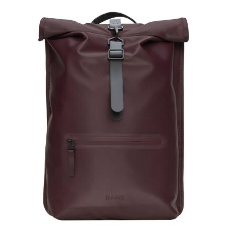 Rains Rolltop Rucksack W3 depth