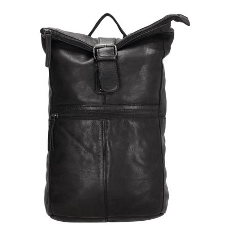 Hide & Stitches Paint Rock Rolltop Backpack black